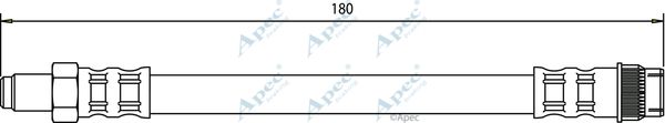 APEC BRAKING Bremžu šļūtene HOS3085